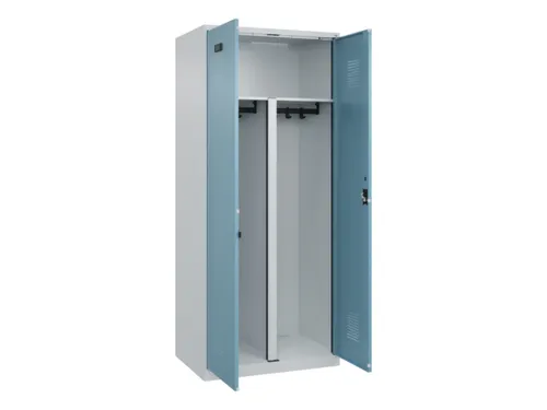 PBM-locker,HxBxD 1850x800x500mm,2vak,vak B 400mm,cil.-slot