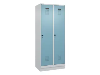 locker,HxBxD 1950x800x500mm,2vak,vak B 400mm,draaigrendel,sokkel - 3