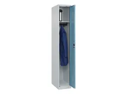 locker,HxBxD 1850x300x500mm,1vak,vak B 300mm,cil.-slot,staand op vloer
