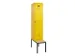 locker met bank,voor scheiding van kleding,HxBxD 2120x400x815mm,1vak
