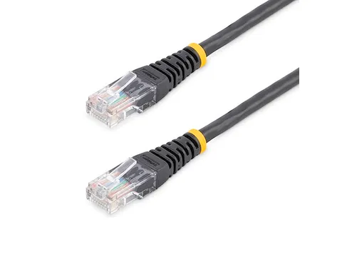 15m Cat5e Gegoten RJ45 UTP Netwerkkabel Zwart