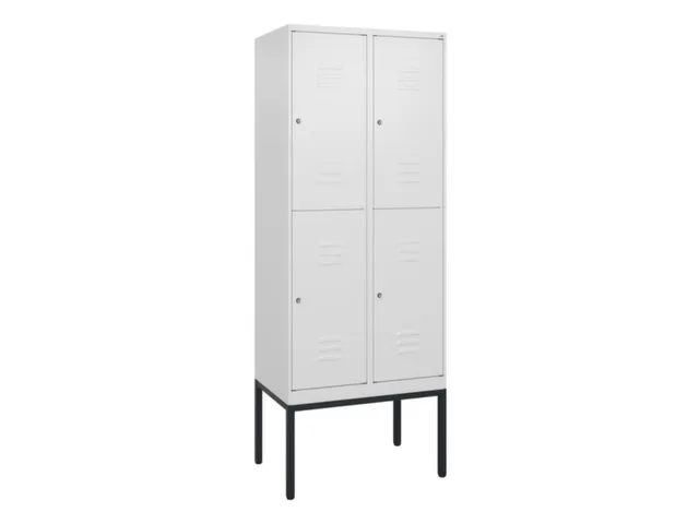 dubbeldekse locker,HxBxD 2120x800x500mm,2x2vak.,vak B 400mm