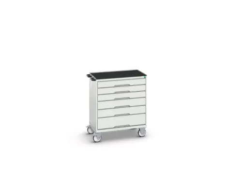 gereedschapswagen,HxBxD 965x800x550mm,4-voet/4wielen