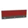 opzetpaneel bureau aanbouw achter MS-donkergrijs BN4011-rood 1800mm