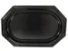 Cateringschaal Gerecycleerd PET 45x30 cm 8 Hoek Zwart Pak 10 Stuks
