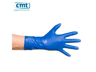 High Risk Latex Handschoenen Blauw Poedervrij Maat XL 500 Stuks - 1
