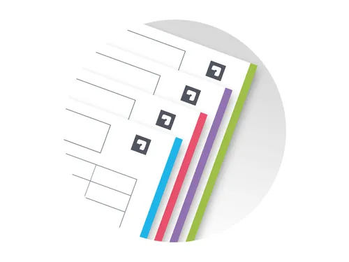 Projectboek Oxford Essentials A4+ 120vel assorti
