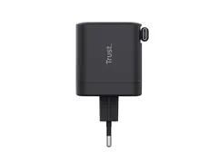 Trust Maxo Intrekbare USB-C-PD-oplader van 65W Zwart
