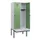 locker met bank,HxBxD 1950x800x815mm,2vak,vak B 400mm,draaigrendel