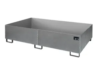 stellingopvangbak,opvangvol. 1000l,HxBxD 505x2150x1300mm - 1