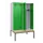 PBM-locker met bank,HxBxD 2120x1200x815mm,4vak,vak B 300mm
