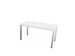 vergadertafel,HxBxD 740x1400x700mm,rechthoekig,Bl-wit