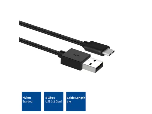 Kabel ACT USB 3.2 naar USB-C laad -en data 1 meter