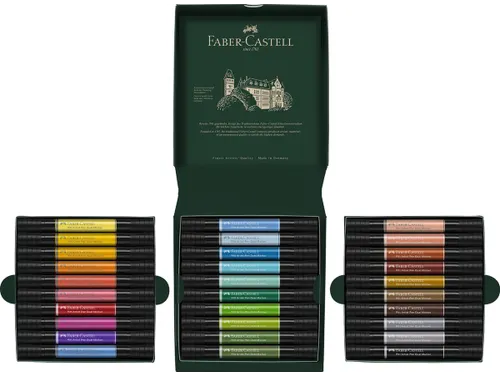 Tekenstift Faber-Castell Pitt Artist Pen duo marker etui a 30 stuks