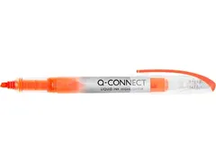 Surligneur Q-connect Liquid Ink Pointe biseautée Orange