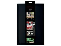 Securit Krijtbord Woody Ft 40x60cm, Zwart