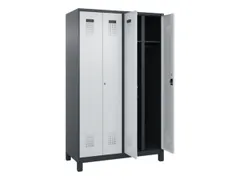 locker voor scheiding van kleding,HxBxD 1950x1200x500mm,4vak