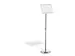 Support information sur pied avec cadre clipsable A4 aluminium