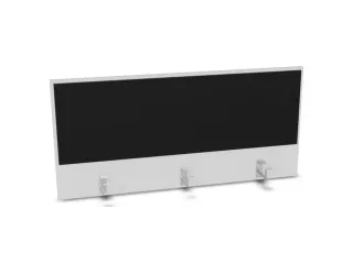 opzetpaneel,v. bureau,aanbouw achter,B 1200mm,Bl-wit,BN8033-zwart - 1
