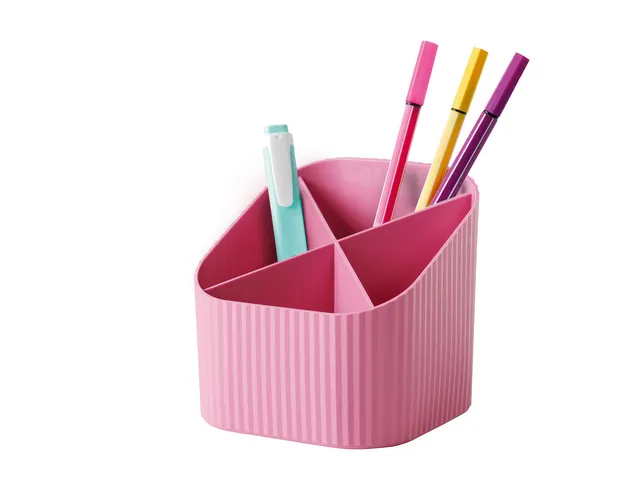 Pennenkoker HAN Re-X-LOOP 4-vaks, roze 100% gerecycled materiaal