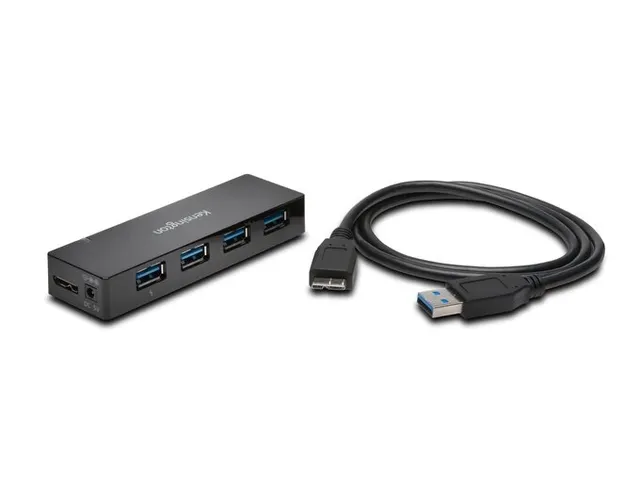 Hub Kensington USB 3.0 4-Poorten met oplader