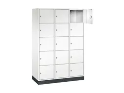 grootvolume-lockersysteem,HxBxD 1950x1220x500mm,3x5vakken,cil.-slot