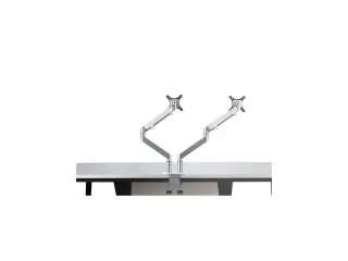 Jamy multifunctionele dubbele monitorarm metaal zilvergrijs - 2