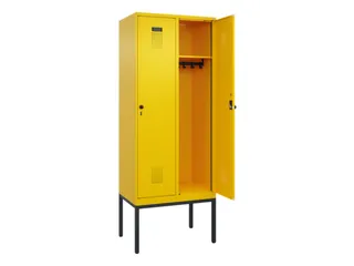 locker,HxBxD 2120x800x500mm,2vak,vak B 400mm,draaigrendel - 1
