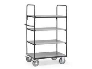 Etagewagens 4 Etages 8301 Ral7016 600kg 1000x600mm Hout - 1