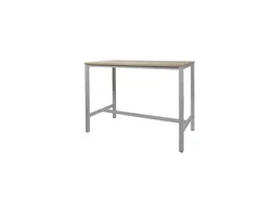 Domino Basic Statafel 160x80x110cm Robson Eiken Onderstel Alu