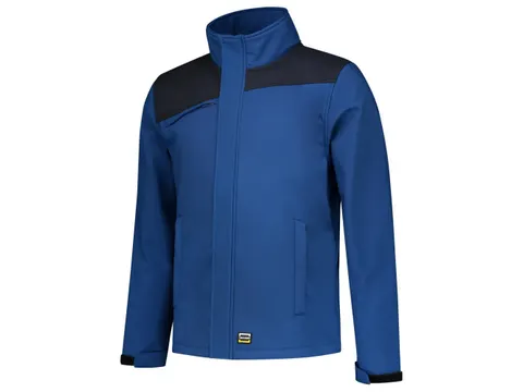 Tricorp Bicolor 402021 softshell, koningsblauw/marineblauw, maat 6XL,