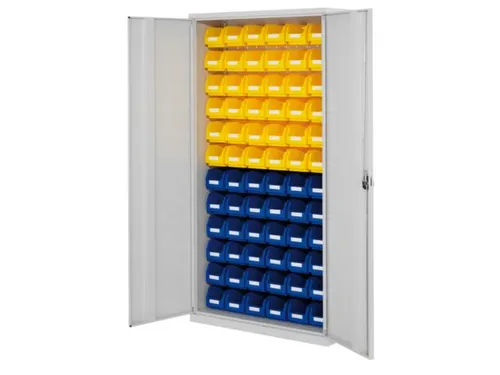 Rasterplan Bakkenkast Staalplaat 1950x1000x410mm Deuren V. Staalplaat