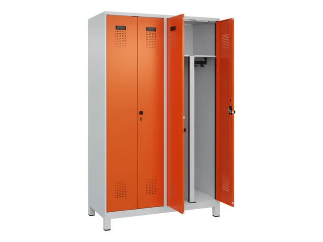 PBM-locker,HxBxD 1950x1200x500mm,4vak,vak B 300mm,draaigrendel