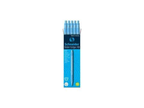 Balpen Schneider Slider Edge XB Pastel Baby-Blue doos 10 stuks