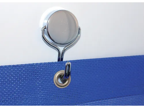 Magneet MAUL Neodymium met haak Ø38,5mm trekkracht 30kg chroom