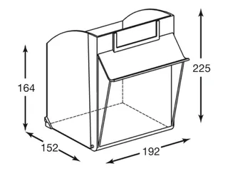 Transparante Magazijnbakken 21Bakken Abs-Kunststof Corpus Ral5007 - 3