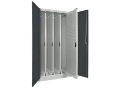 verticale kast cil.slot HxBxD 1950x1000x600mm RAL7035 front RAL7016