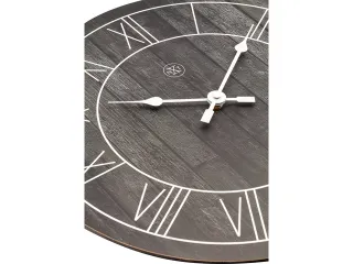Wandklok nXt Paul dia 40cm hout bruin Romeinse cijfers - 5