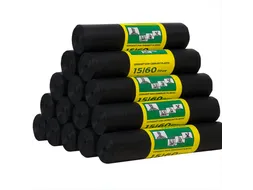 Vuilniszak Komo 60 liter grijs rol Voordeelbundel