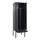 PBM-locker met bank,HxBxD 2120x600x815mm,2vak,vak B 300mm,draaigrendel