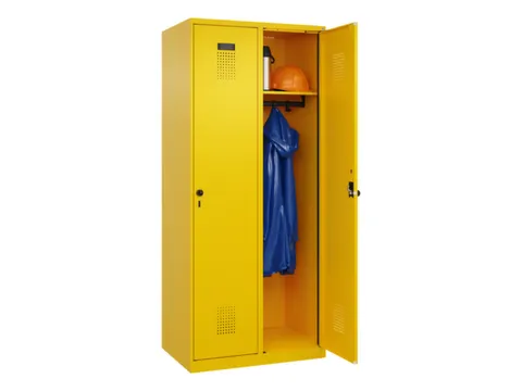 locker,HxBxD 1850x800x500mm,2vak,vak B 400mm,draaigrendel