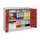 Vouwdeurkast 1000x1200x400mm 2legborden Verzinkt Ral7035 Front Ral3000