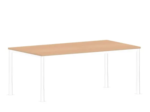 In hoogte verstelbaar bureau,HxBxD 720-840x1800x1000mm,NE-esdoorn