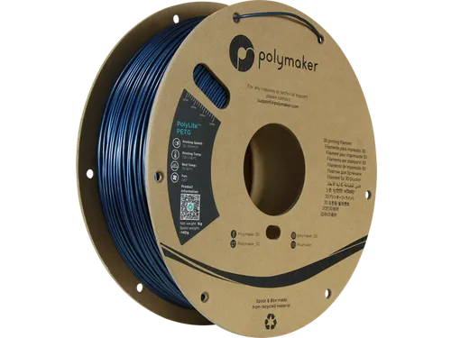 Polymaker PolyLite PETG filament 1,75 mm Donker Blauw 1kg