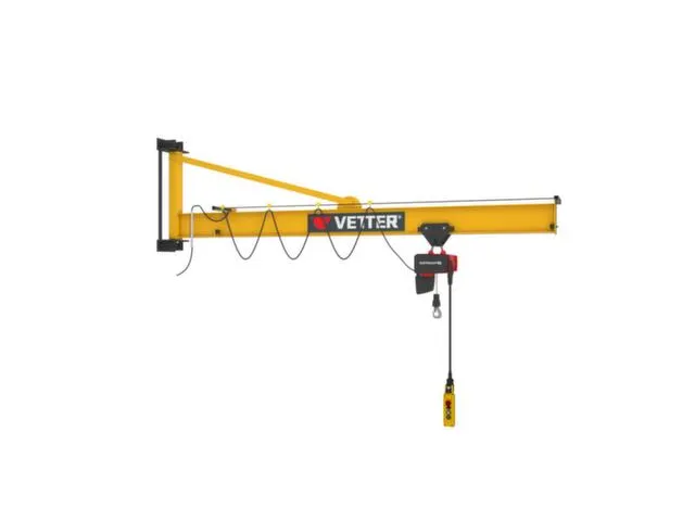 Wandzwenkkraan,draagverm. 500kg,uitlading 3000mm,staal,RAL1007