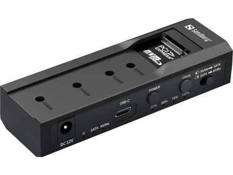 USB 3.2 Cloner and Dock for M2 + NVMe + SATA