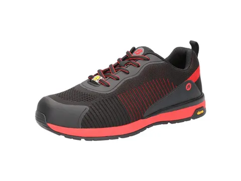 Chaussures de sécurité Bata Spark S1P SRC ESD HRO noir/rouge 40