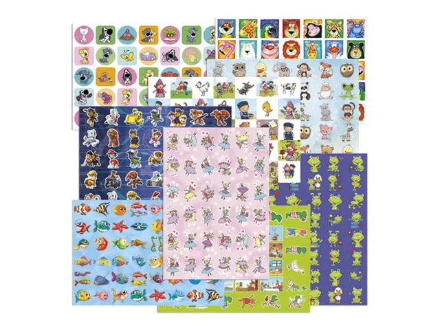 Autocollants de récompense De Stulp thème fantaisie assorti