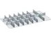 Sleufscheidingswandset,7Xsleufwand/14Xscheidingsplaat