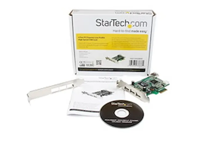 4-poort PCI Express Low Profile High Speed USB-kaart